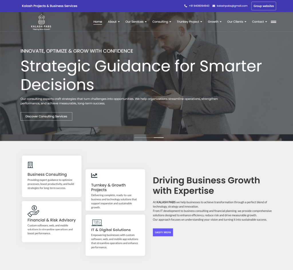 Kalash PABS – Strategic Business Consulting & Growth Advisory