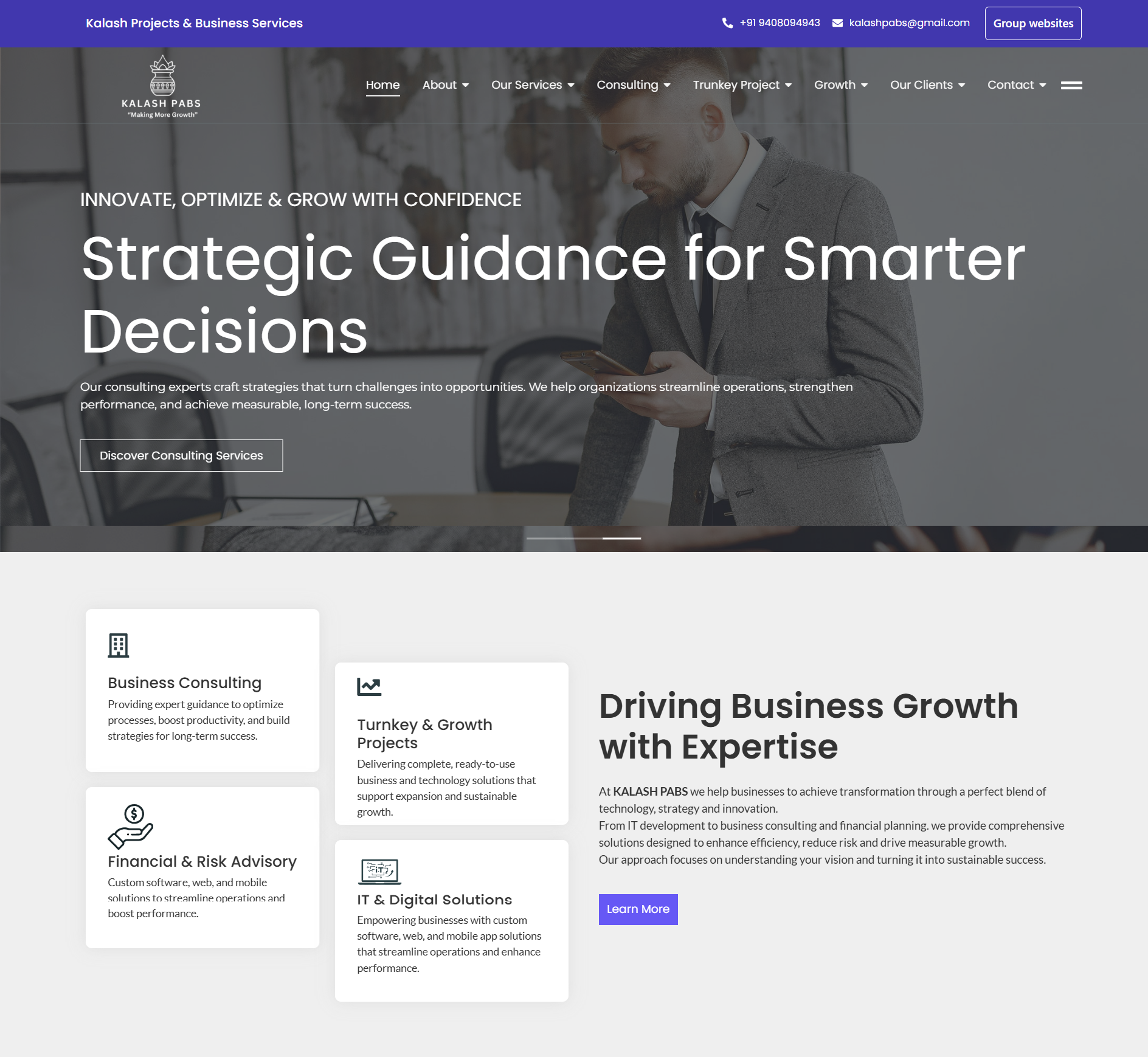 Kalash PABS – Strategic Business Consulting & Growth Advisory