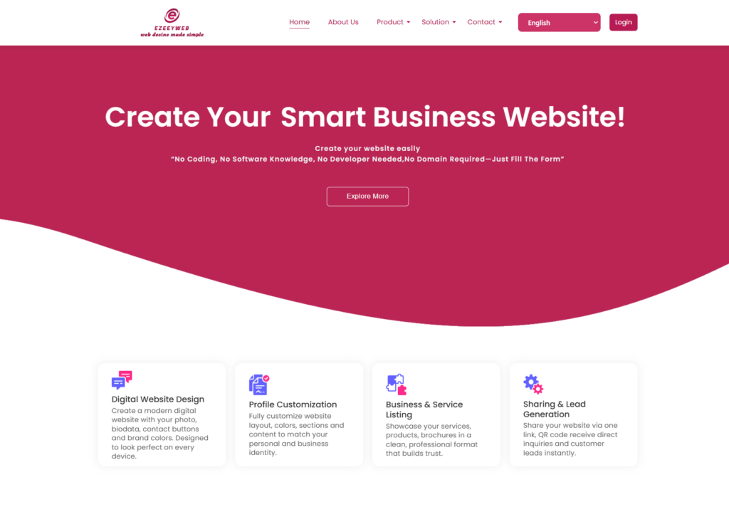Ezeey web